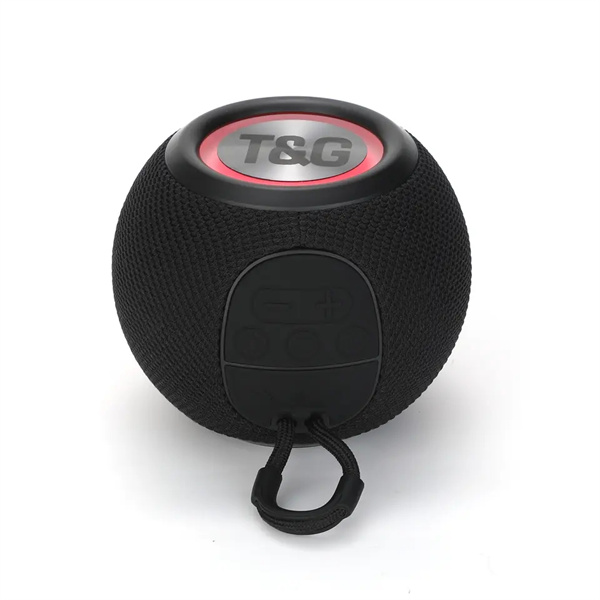 TG337 Mini altoparlante portatile impermeabile LED colorato Bluetooth 5.3 Altoparlante wireless con gancio Supporto audio HIFI AUX TF Card Vivavoce Musica Altoparlante