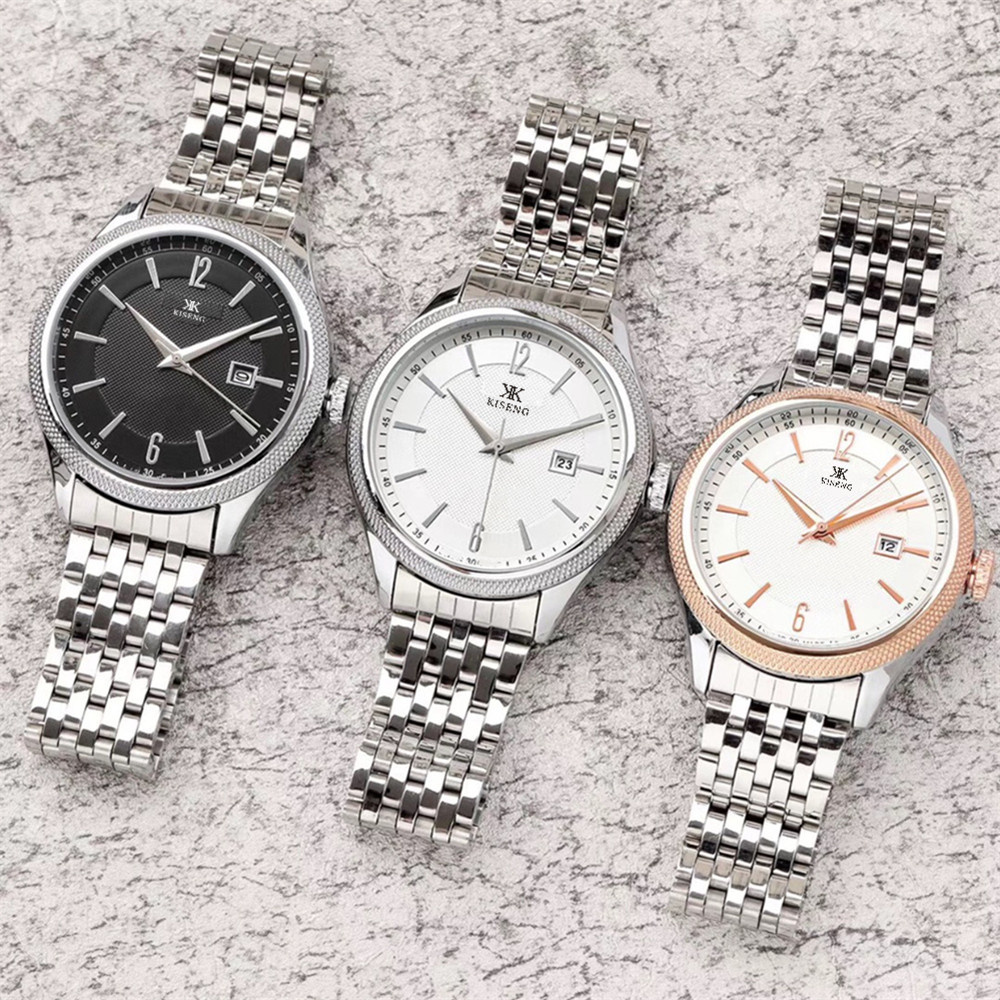 Top-Marke TISSXX Neue Luxus-Herrenuhr Modegeschäft Automatisches schwarzes Zifferblatt Edelstahl-Designer-Uhrwerk Uhren Hochwertige Montre-Armbanduhr