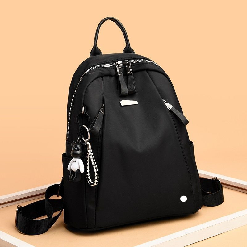 lu Mochila de tecido Oxford para todos os jogos bolsa feminina portátil de grande capacidade Mochila de viagem simples moda 3 cores 717