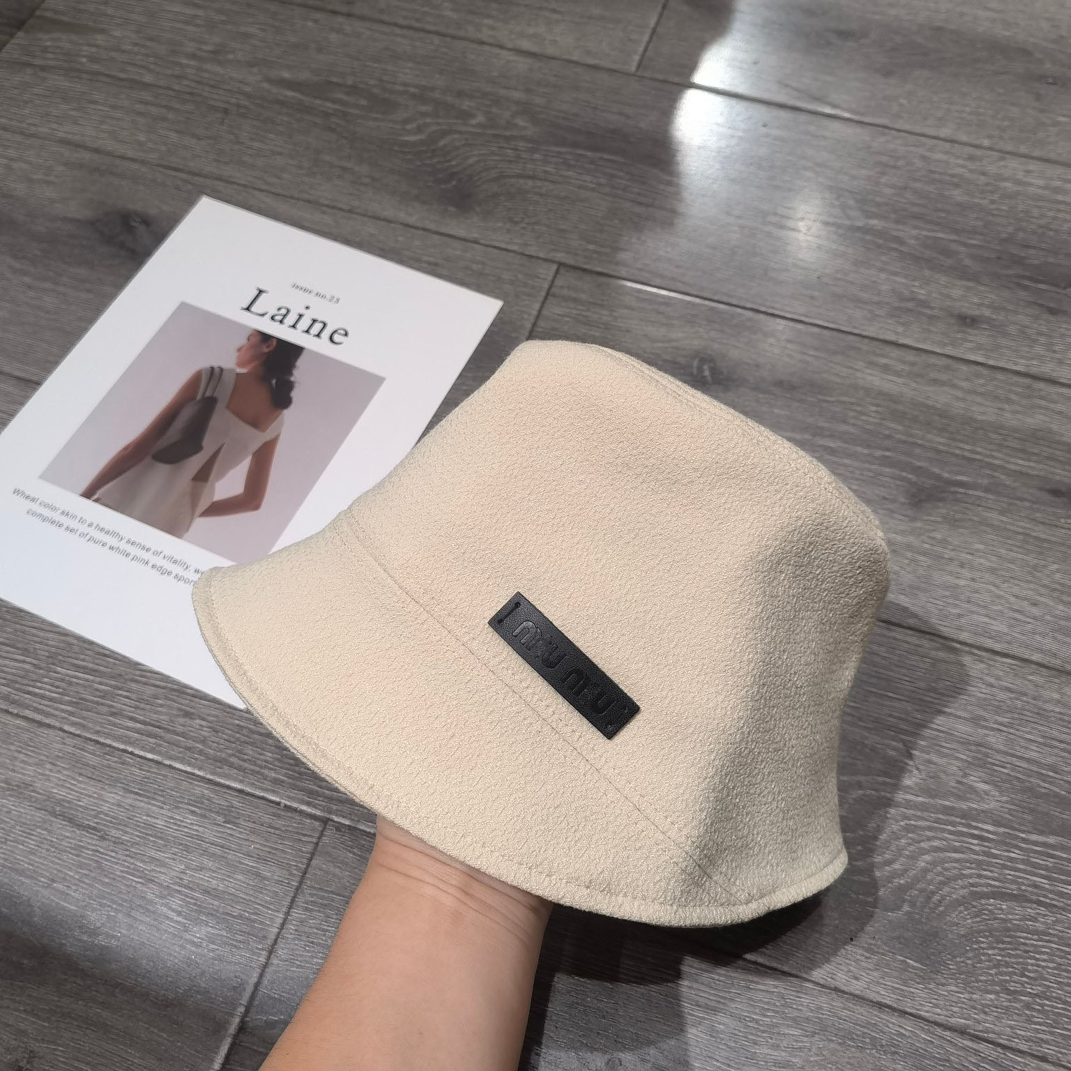 Women's autumn travel designer Bucket hat casual outdoor holiday sports leather letter embroidery sun shading Wide Brim Hats