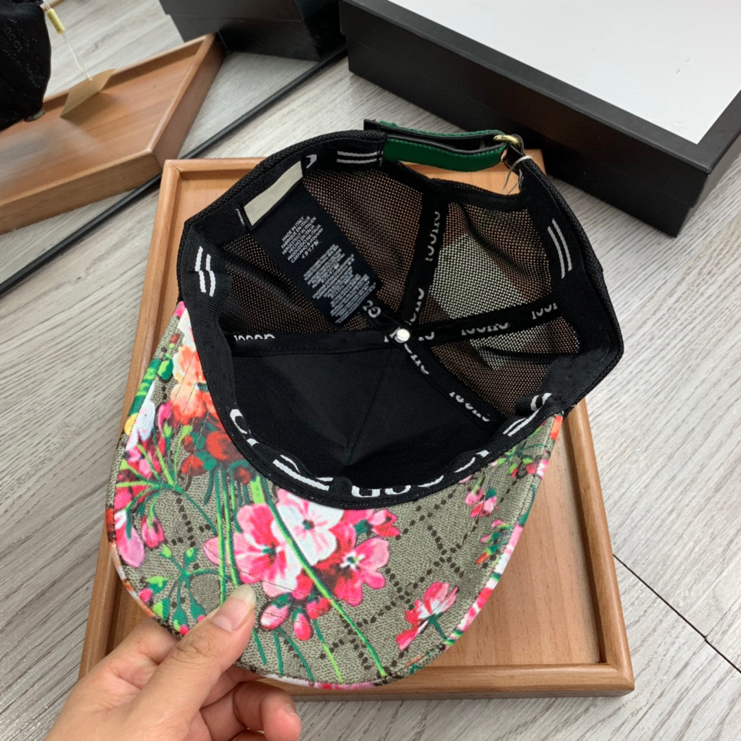 Designer Cap baseball Flower Luxurys Casquette mens and womens big cornice golden summer sunshade duck tongue cap versatile beach leisure high quality