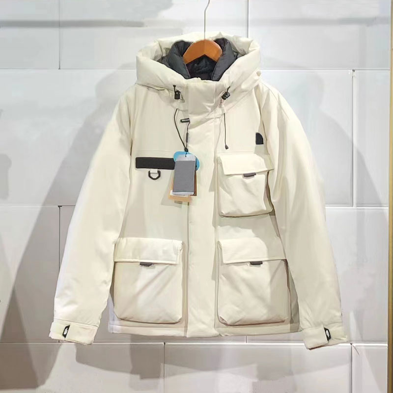 남성 다운 코트 패션 23AW 남성 파카 따뜻한 지퍼 재킷 클래식 윈드 브레이커 클래식 겉옷 대형 코트
