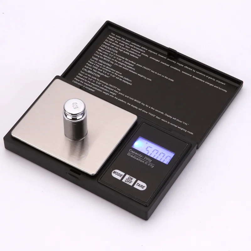 2023 Mini Cep Dijital Ölçeği 0.01 x 200g Gümüş Para Pırlanta Altın Takı Tartım Dengesi LCD Elektronik Dijital Takı Ölçeği Dengesi