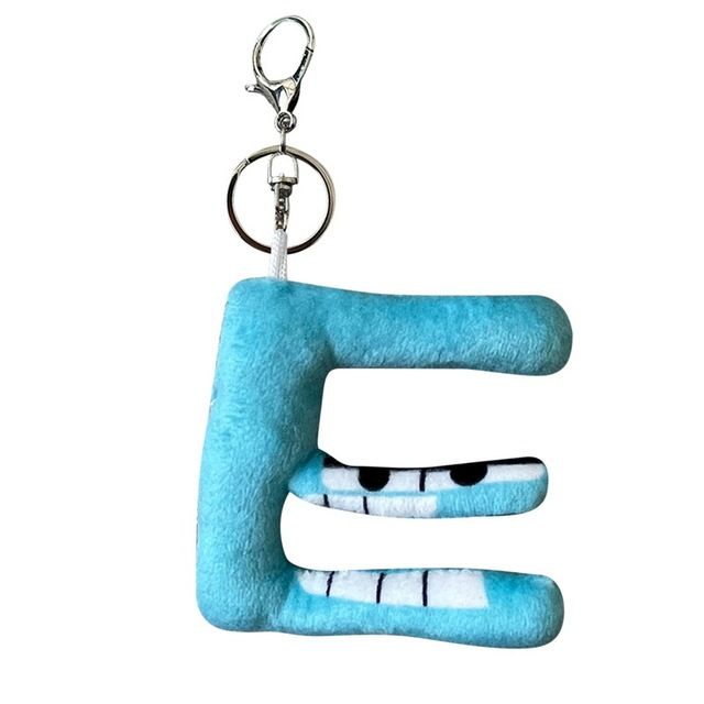 Wholesale New Alphabet Legend Plush Doll Keychain Toy Cute Cartoon Key Pendant 10 cm