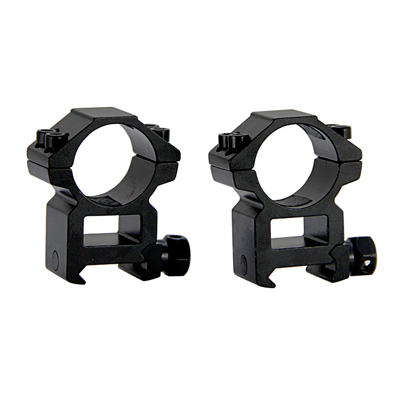 Tactical Rifle Scope Mount for 20mm Picatinny Rail 30mm Diameter Ring Mounting for Riflescope Flashlight Accessories