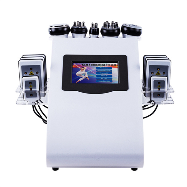 Высокое качество модели 40K ультразвуковая липосакция кавитация 8 подушечек лазерный вакуум RF уход за кожей салон спа машина для похудения косметическое оборудование