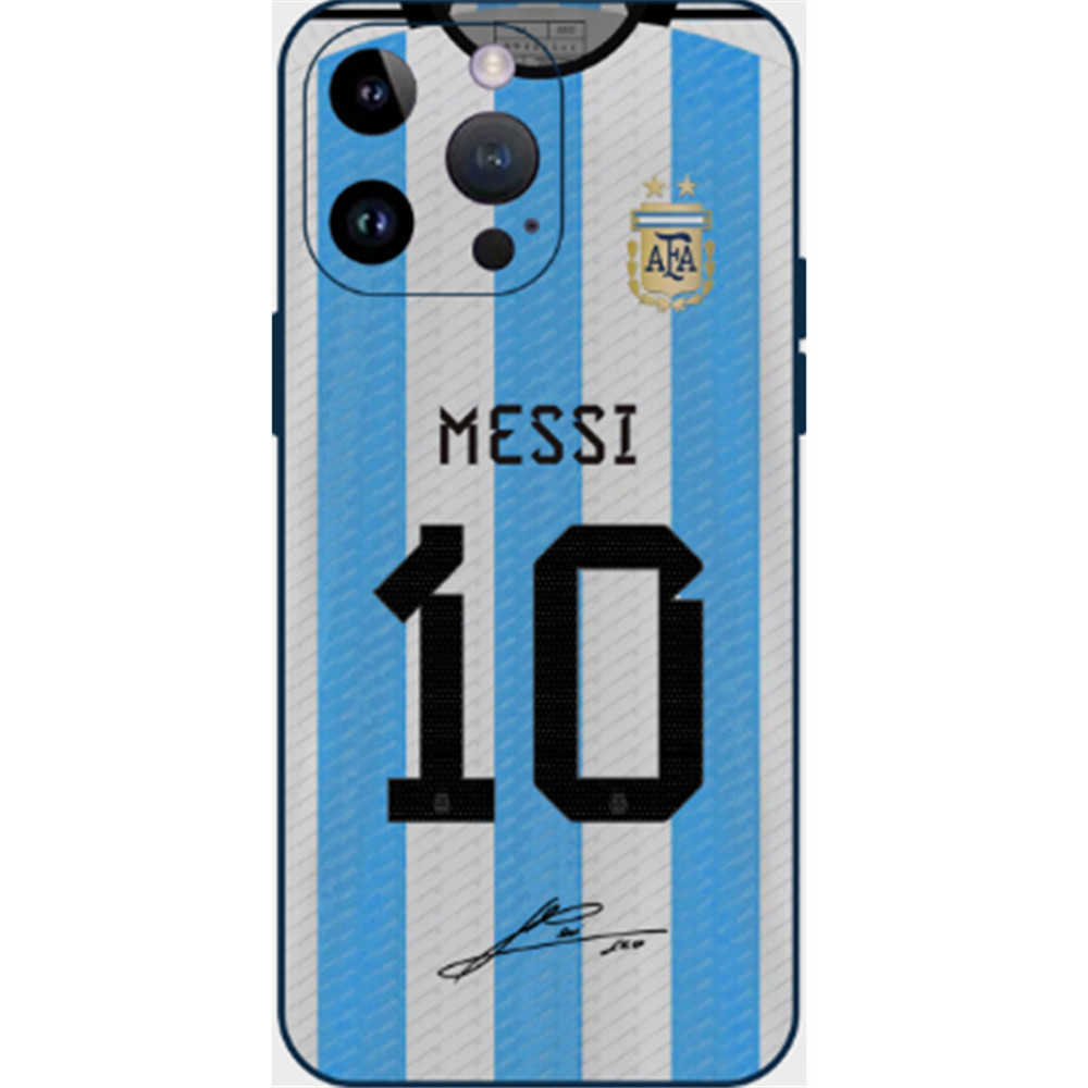 2022 Fotbollsspelare National Team Jersey Telefonfodral för iPhone 14 11 12 13 Pro Max 6 7 8 Plus XR XS Max Cover för Apple iPhone L230619