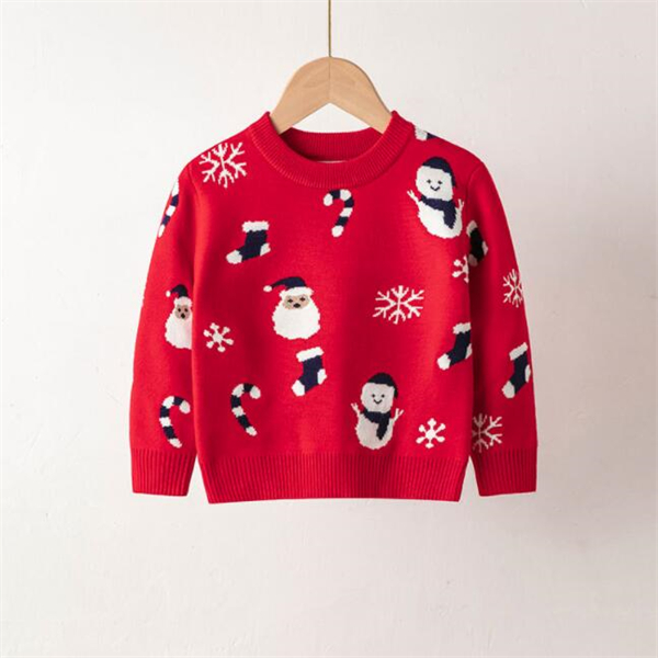 Nieuwe herfst en winter kinder kerst cartoon trui jongens en meisjes pullover trui