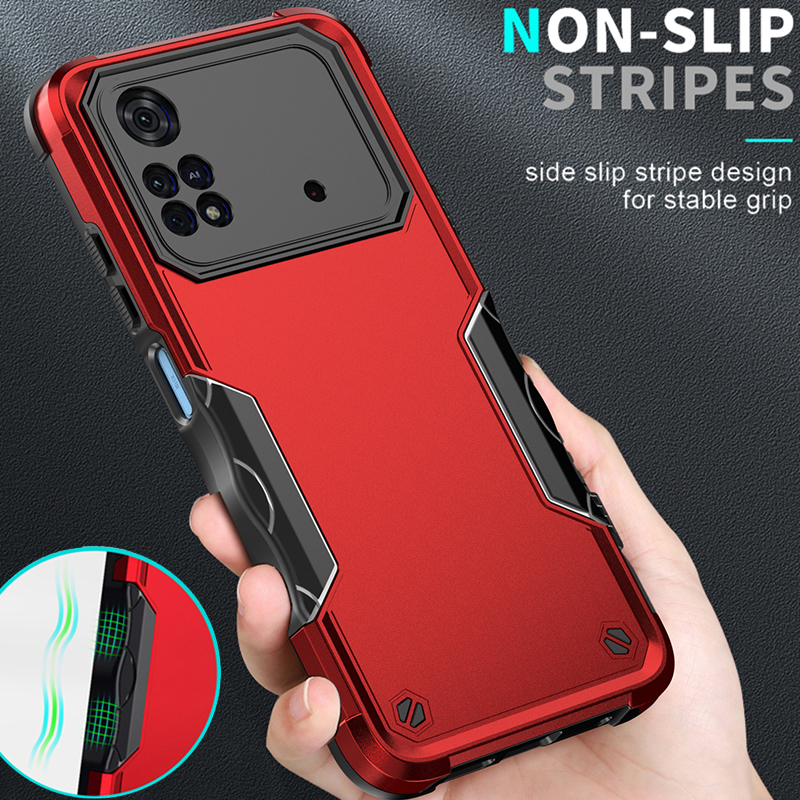 Casos de telefone à prova de choque militar Garde para Xiaomi 11T 12 12X Pro Redmi Note 9 10 11 12 Pro Heavy Duty Designer Hybrid PC TPU Anti-Drop Cellphone Bags Case