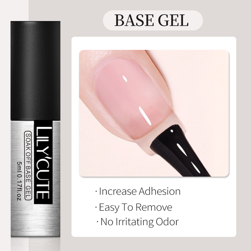 Top Base Gel Soak Off Gel Smalto unghie Uv Led Estensione unghie Estensione Gel unghie Smalto trasparente Gel unghie