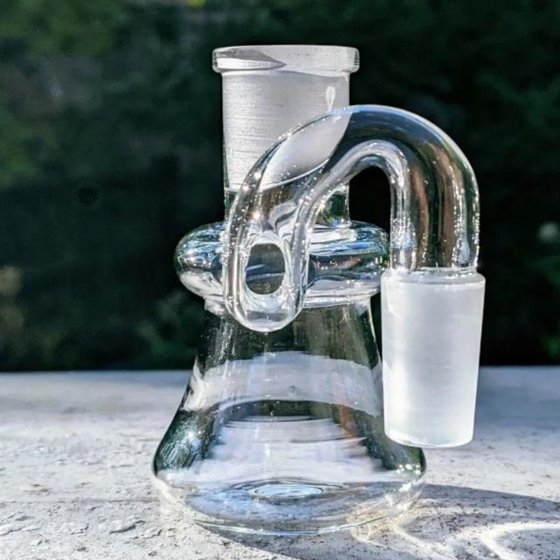 Ny unik Bong Ash Catcher Shisha 14mm 18mm 45/90 graders Joint skål Bubbler Oil Rig Reting Pipe