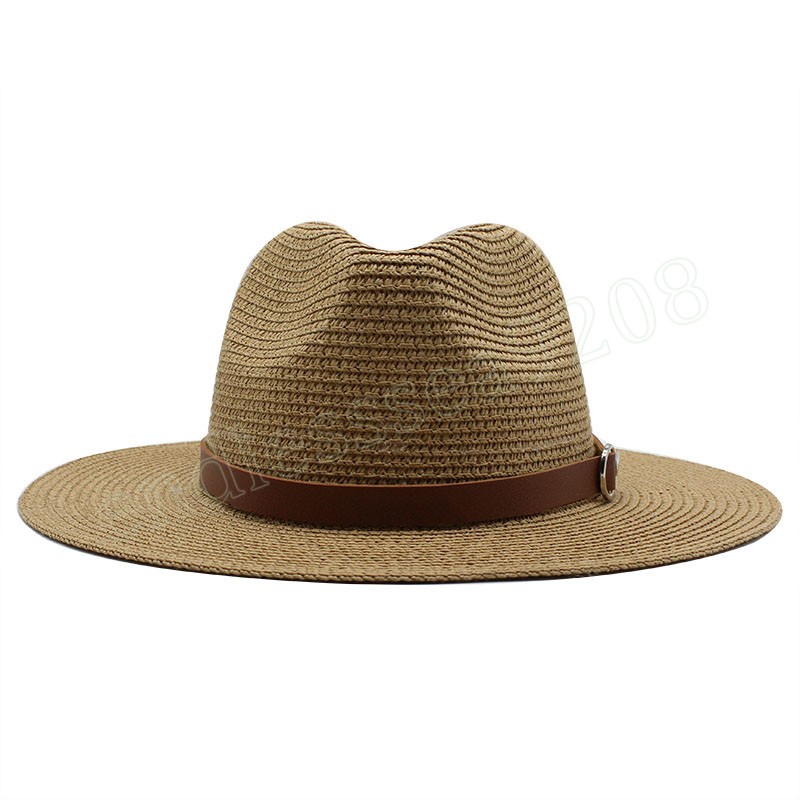 Frauen Sonnenhut Sommer Strohhut Strand Mode Lässig Panama Strand Hut Atmungsaktiv Einstellen Seil Damen Sonnenhüte Für Frauen