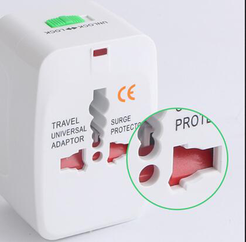 International Wall Chargers Global Travel Adapter Universal Socket Plug EU US AU UK All In One World Wide Electrical Plug Home Wall Port With Retail Package