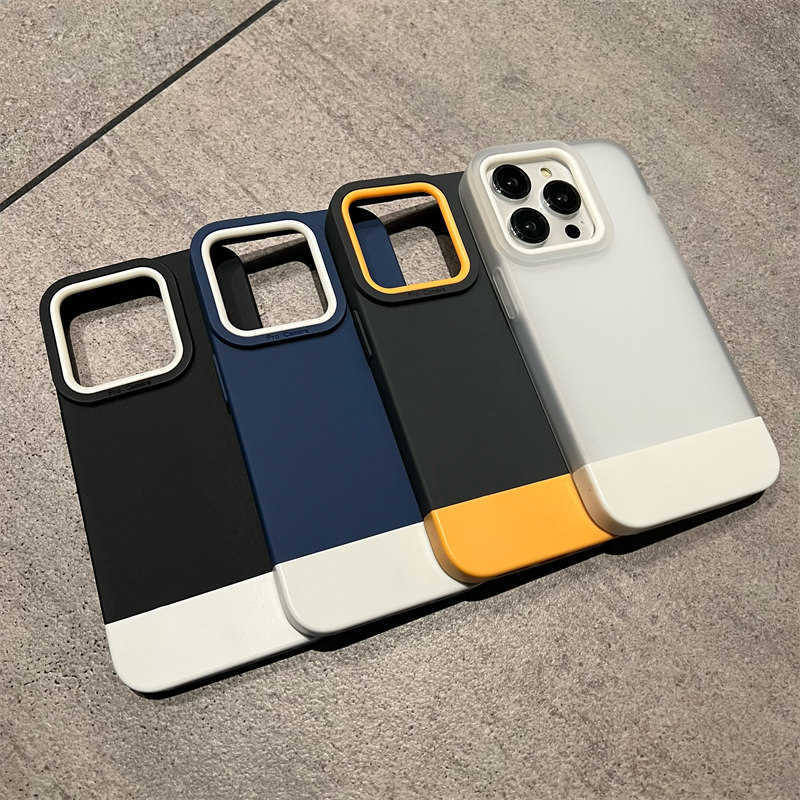 Camera Bescherming Matte Siliconen Telefoon Case Voor Iphone 14Pro 13 12 11 14 Pro Max 14 Plus Schokbestendige Bumper soft Tpu Back Cover L230619