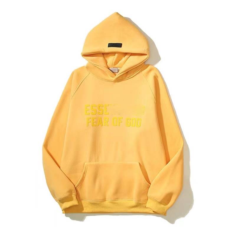 2023 New American Fashion High Street Essss Masss Season Season Double Line Sports Loose Casual Pressed Rubber Hoodie