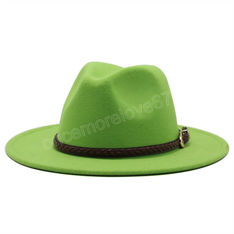 Sombrero Fedora de lana Hawkins Gorra de fieltro de ala ancha para mujer Trilby Chapeu Feminino Sombrero mujeres hombres Jazz Iglesia padrino Sombrero gorras