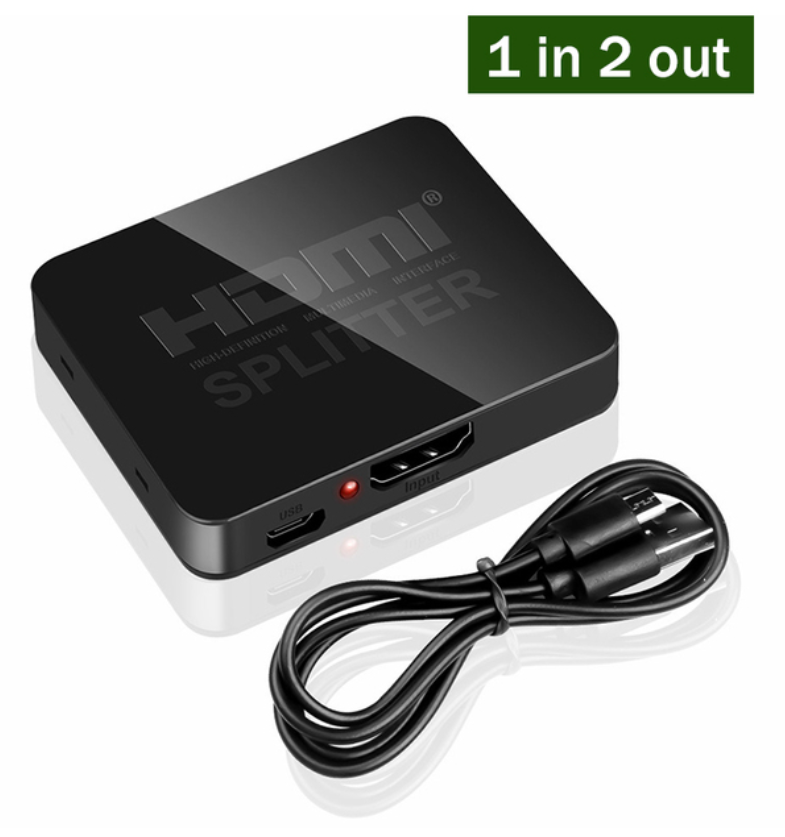 4K 1x4 HDMI Splitter 1x2 Видео видео дистрибьютор HDMI 1 в 4 Out усилитель 1080p Duplicate Screen Repeater Усилитель 2 порты для PC Monitor Monitor