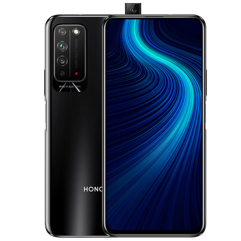 huawei honor x10 5g smartphone 4300mah batterie 6.63 pouces kirin 820 octa core 40mp caméra arrière 6gb ram 64gb rom téléphones cellulaires