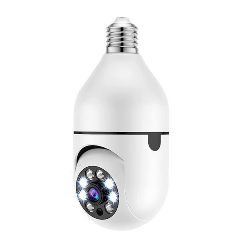 A6 glödlampan kamera trådlöst 1080p 360 graders panoramisk smart hd wifi cam nattversion hem säkerhet IP -övervakning CCTV LED -glödlampan kamera mini E27 Head DHL