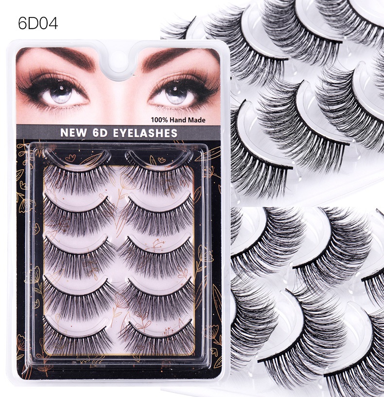 Thick Natural Long Wispy False Eyelashes Extensions Soft Light Handmade Reusable Fake Lashes Full Strip Lashes Makeup