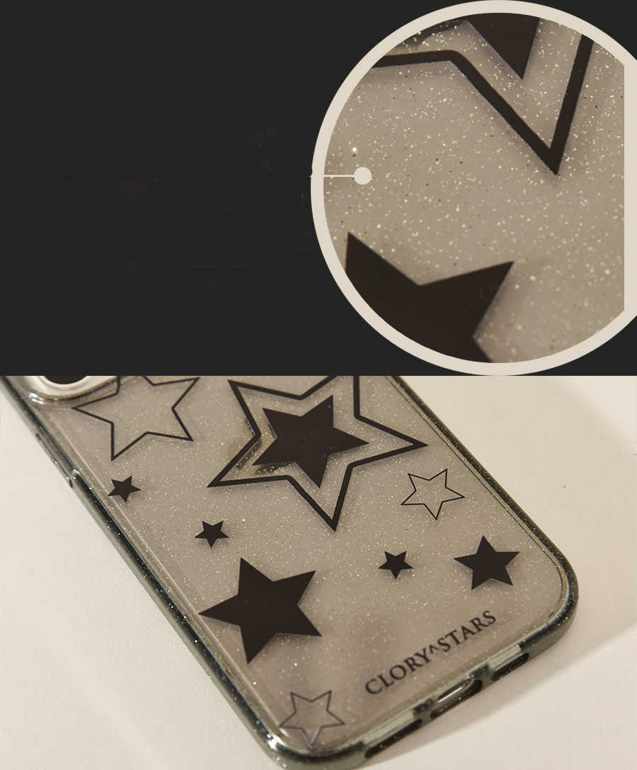 Luxus Bling Glitter Clear Star weiche Silikon-Telefonhülle für iPhone 11 12 13 14 Pro Max MiNi X Xs XR 7 8 6 Plus SE Ins Back Cover L230619