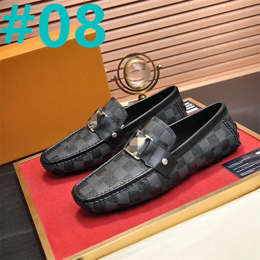 68 Model oryginalny skórzany luksusowe buty miękkie mokasyny mokasy mokeczki męskie marka męskie płaskie buty do jazdy rozmiar 38-46