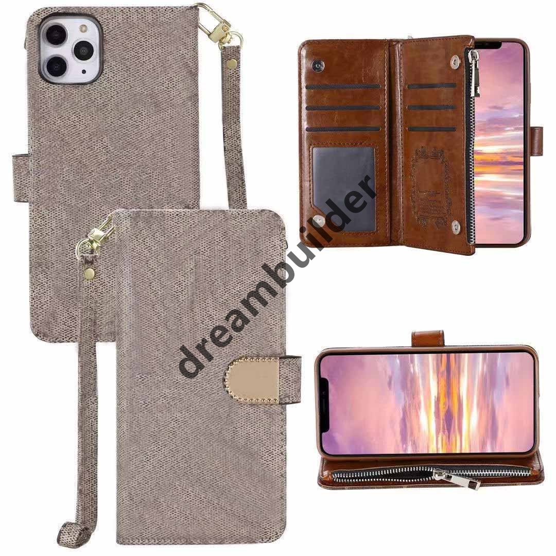 Étuis de téléphone de mode pour iPhone 15 Pro max 11 12 13 14Pro Max 12 11Pro15 14 Plus XR XSMAX coque en cuir multi-fonction paquet de carte couvertures de portefeuille de stockage