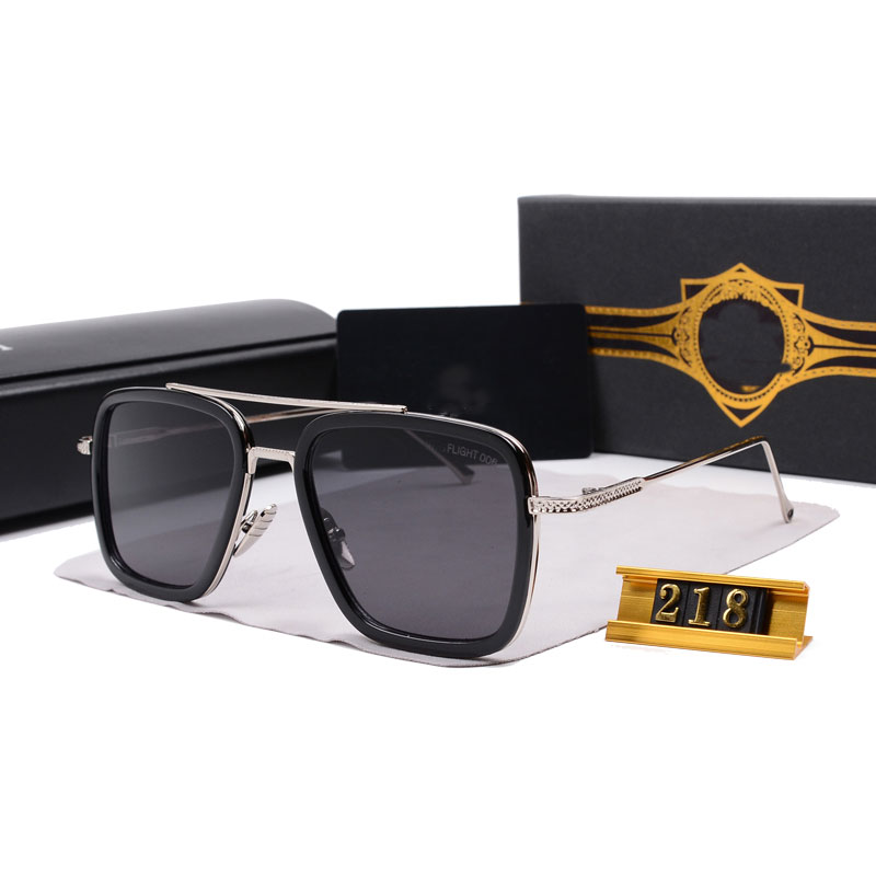 Nouveau DITA FLIGHT 006 Tony Stark Fer Style Classique Pilote Lunettes De Soleil Hommes Femmes Carré Design De Luxe Rétro Métal Lunettes UV400 Lunettes