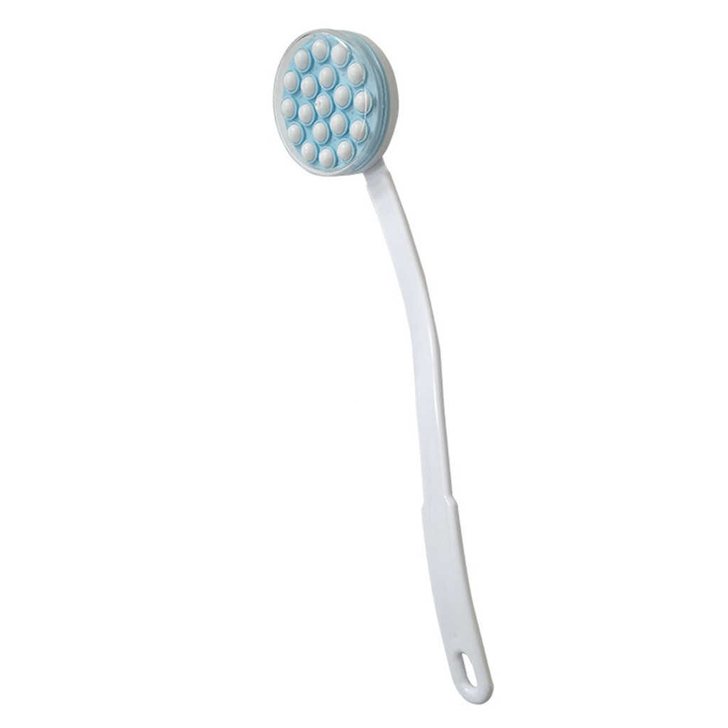 Brosse de bain Lotion à long manche Applicateur de crème à l'huile Corps Jambe Dos Masseur Brosse de bain Plastiques Brosse de bain à long manche Vente chaude L230704