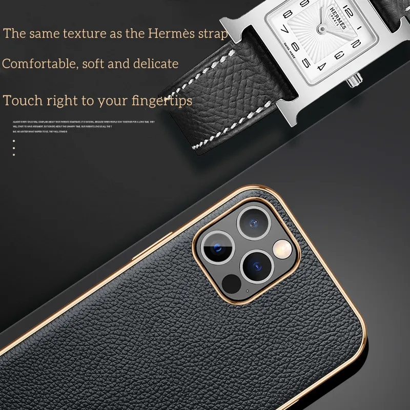 iPhone 15 15 13 12 11 14 Pro Plus Mini Case Luxury Leather Case Leather Protection Soft Shell Ultra-Thin Coque Skin Feeling Cover