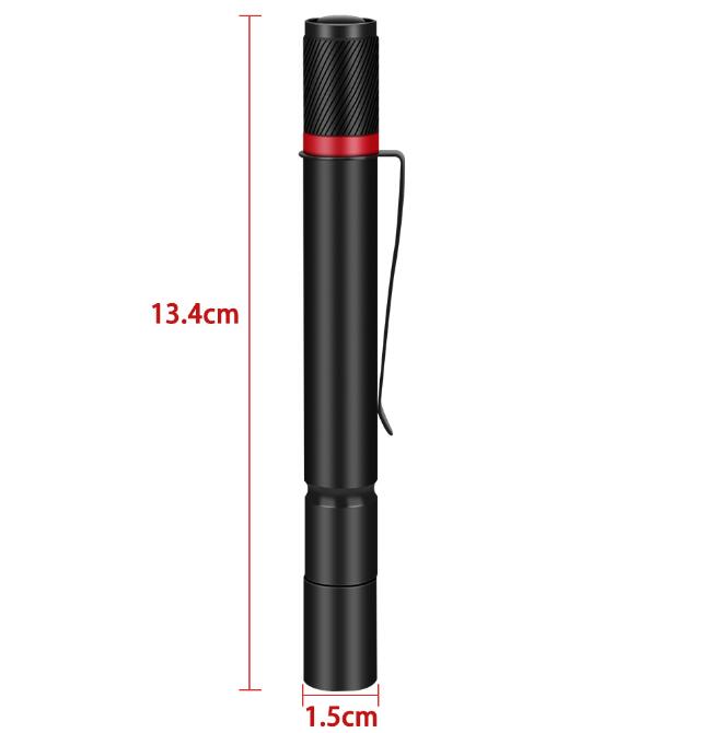 LED Medical Penlight Outdoor Emergency Alluminio Torcia Pen Lights Mini Torcia Penlight con clip Torcia tascabile infermiere