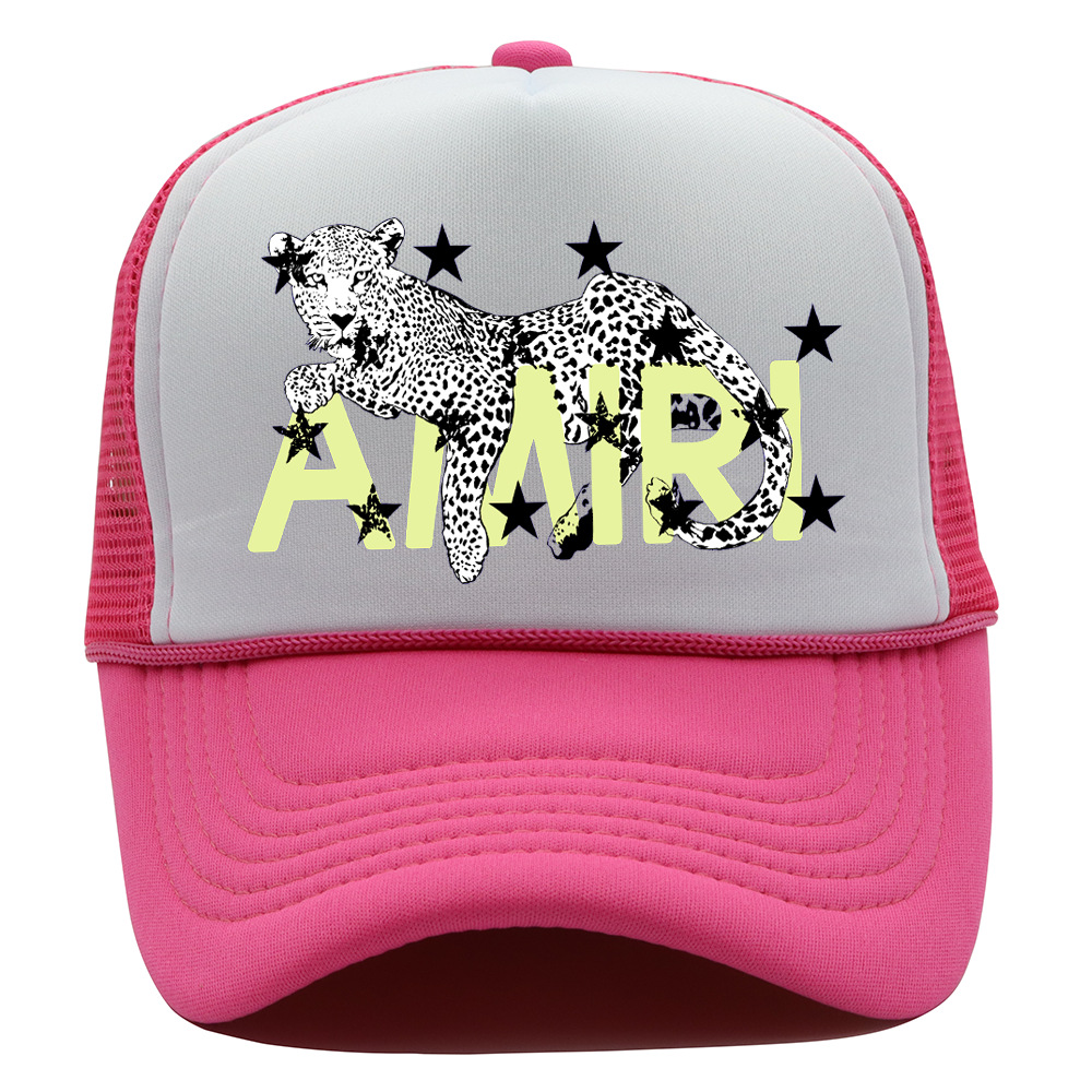 Trendy Ball Caps American High Street Baseball Cap Printed Duck Cap Animal Mesh Truck Cap