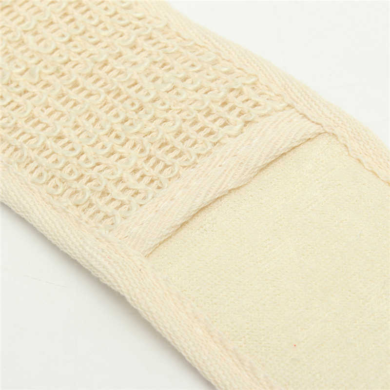 1st Natural Soft Exfoliating Loofah Bath Shower Unisex Massage Spa Scrubber Sponge Back Strap Body Skin Health Cleaning Tool L230704