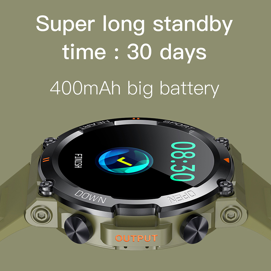 K56PRO Smart Watch Men Fitness Tracker Bluetooth Chamada Smartwatch Modos Esportivos Frequência Cardíaca Monitor de Pressão Arterial para Android IOS