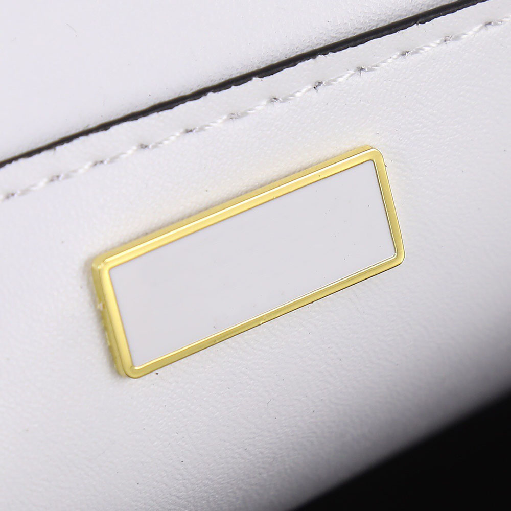 2023 Top Nieuw 100% Echt Koeienhuid Materiaal Witte Dames Crossbody Tas met één schouder Zwart en Wit Stijl Eenvoudig, voortreffelijk, luxe, casual en modieuze uitstraling