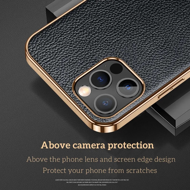iPhone 15 15 13 12 11 14 Pro Plus Mini Case Luxury Leather Case Leather Protection Soft Shell Ultra-Thin Coque Skin Feeling Cover