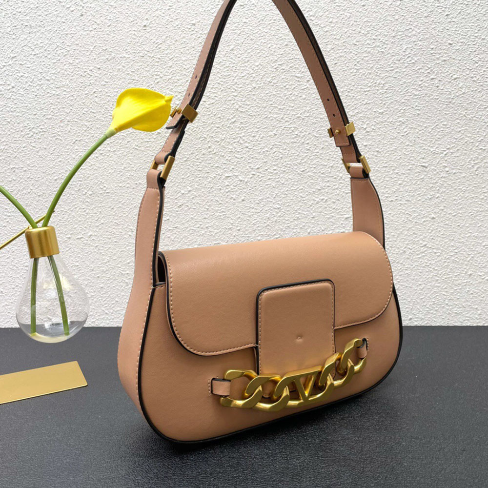 2023 Boutique Raccomandazione Borsa da ascellare da donna in pelle bovina rosa Borsa classica con patta interna Borsa a tracolla portatile con interstrato nascosto Moda di lusso Stile di marca francese