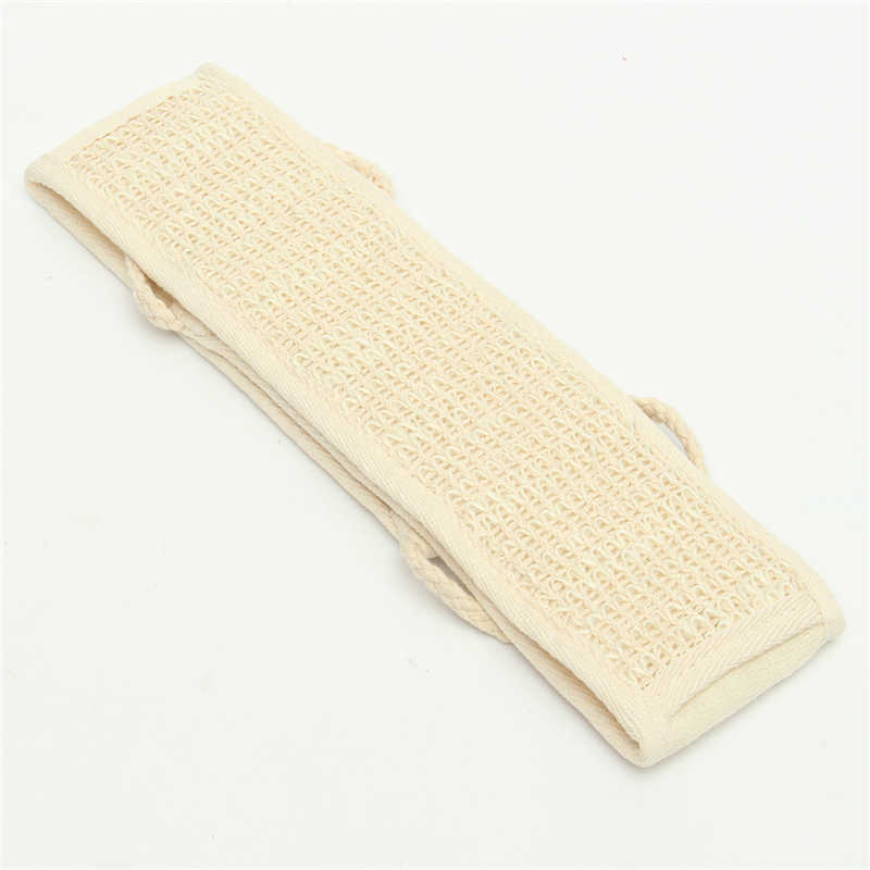 1st Natural Soft Exfoliating Loofah Bath Shower Unisex Massage Spa Scrubber Sponge Back Strap Body Skin Health Cleaning Tool L230704