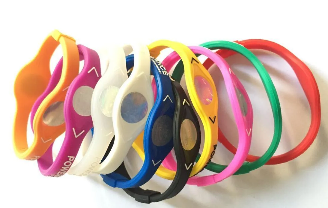 Bracelet d'énergie plus récent bracelet en gros bracelets de silicone sport Balance bracelet Promotion bon marché pour le meilleur navire sans cadeau