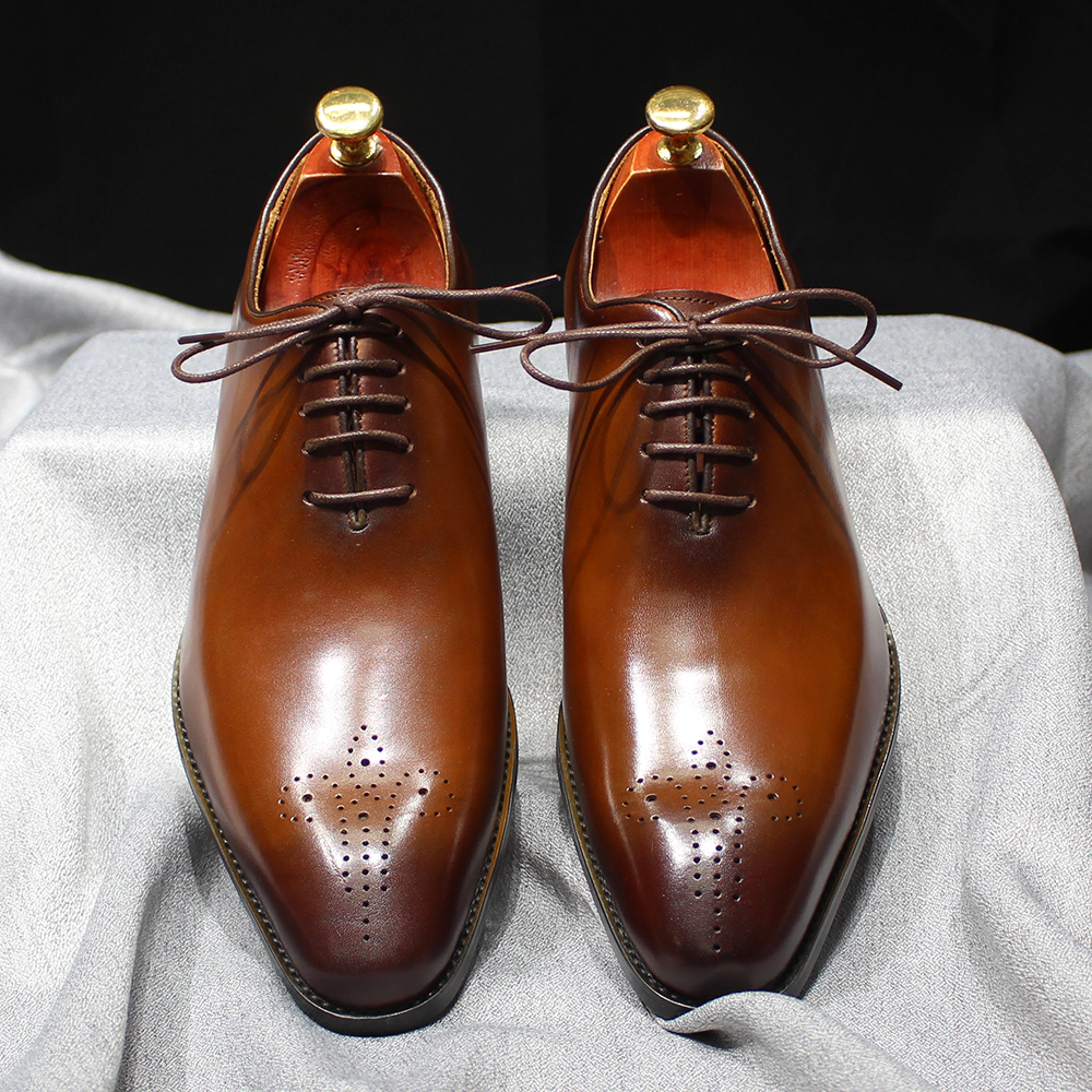 Chaussure en cuir authentique classique pour hommes