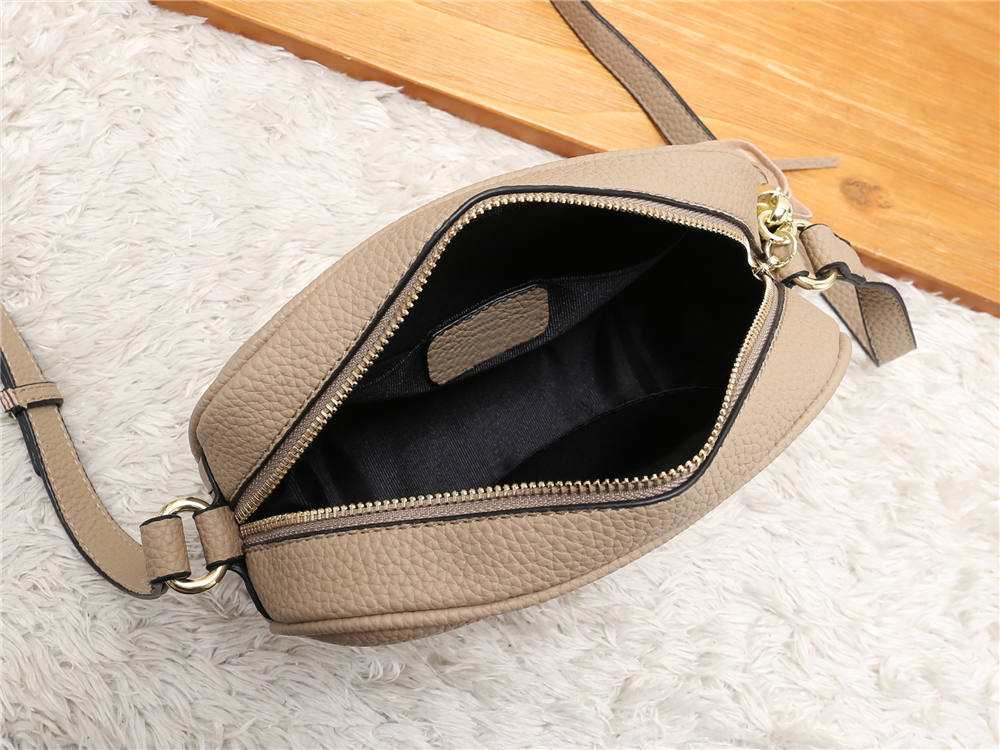 Sacs à bandoulière de qualité supérieure sac à bandoulière fermeture éclair frangée sacs de messager sac à main petit sac photo carré 22cm 8 couleur noir