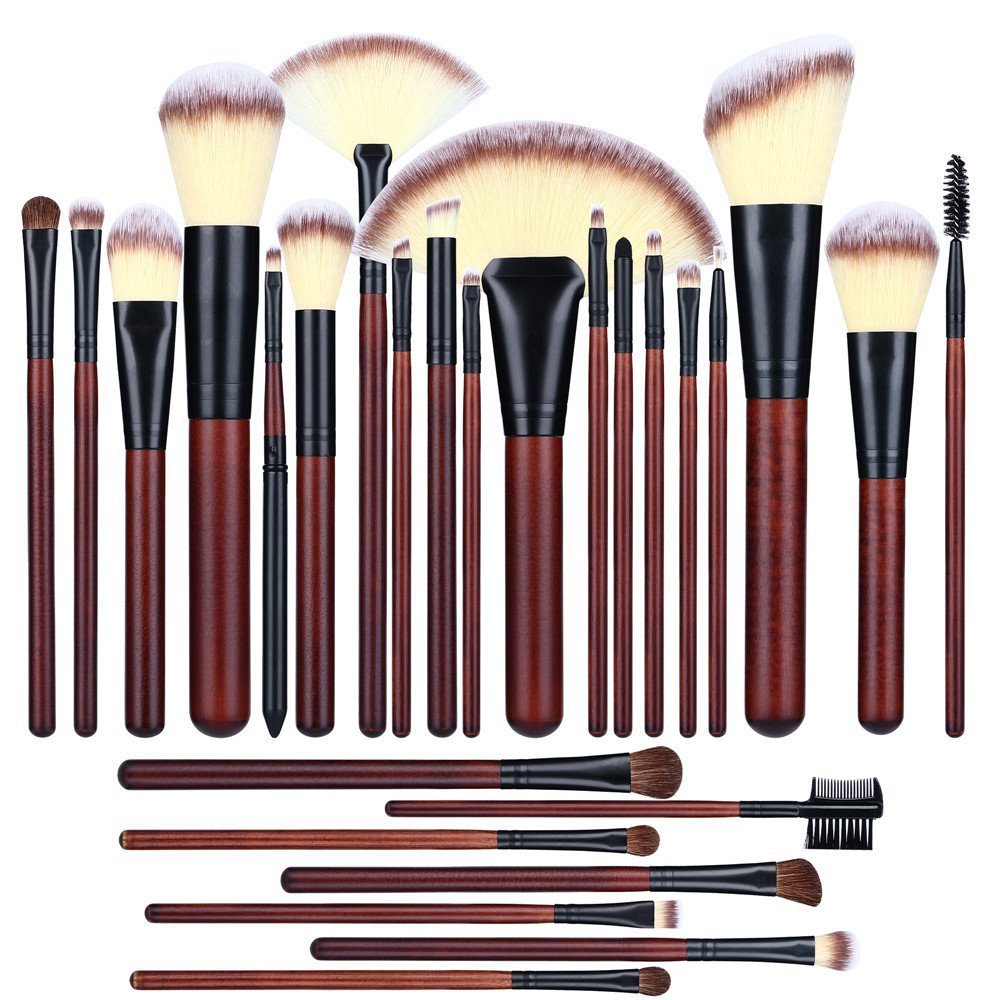 Professionelles Make-up-Pinsel-Set, 26-teiliges Augenpinsel-Set mit Kosmetiktasche, Lidschatten-Misch-Make-up-Pinsel für Beauty-Tools-Set