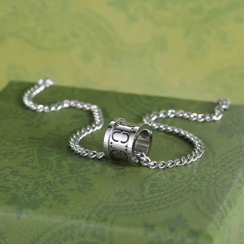 Collier de bijoux de créateur de haute qualité 925 chaîne en argent pour hommes femmes pendentif crâne tigre avec lettre colliers de créateurs mode gif201b