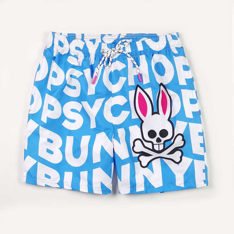 Ontwerper Psychos Shorts Kleding Heren Dames Schedel Konijn Unisex Katoen Sport Mode Kort Straatstijl Tide Knielengte Bunnys Wp5xjc50