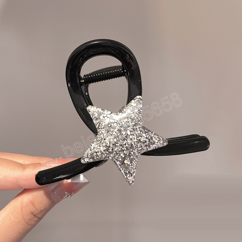 Five-Pointed Star Hair Claw for Women Daily Minimalist Hair Accessories Large Hair Clips French Elegant Summer Headpiece