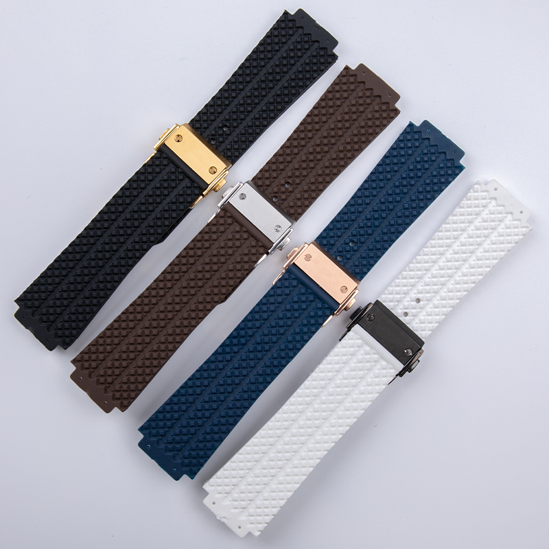 Horlogeband voor H/U-B-L/O-T B-IG B-ANG Siliconen 25x19mm Waterdicht Heren Horlogeband Ketting Horloge Accessoires Rubber Armband polsband 220620