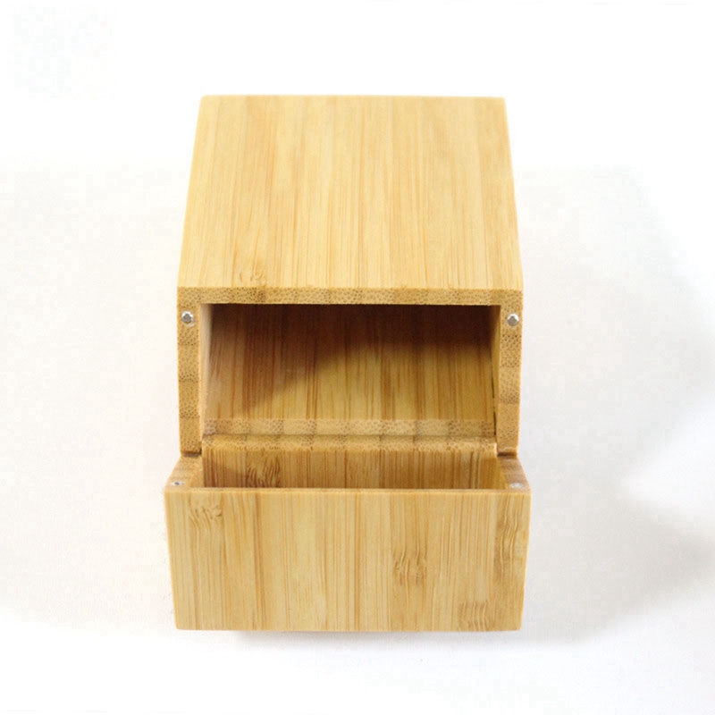 Mais recente Cool Smoking Madeira de bambu Cigarette Cases Caixa de armazenamento Inovadora caixa de madeira Ímã Abertura Flip Moistureproof Stash Case Container DHL