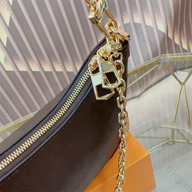 M45832 boulogne Luxurys designer Shoulder bag Retro Croissant tote Chain pochette Cross Body Bag Womens Handbags coin purses clutch totes hobo wallet wholesale