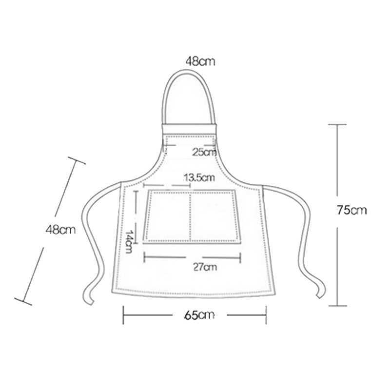 Grembiule da cucina regolabile da 2 pezzi Cuoco professionale da cucina a prova di olio impermeabile donna Uomo nero / bianco L230620