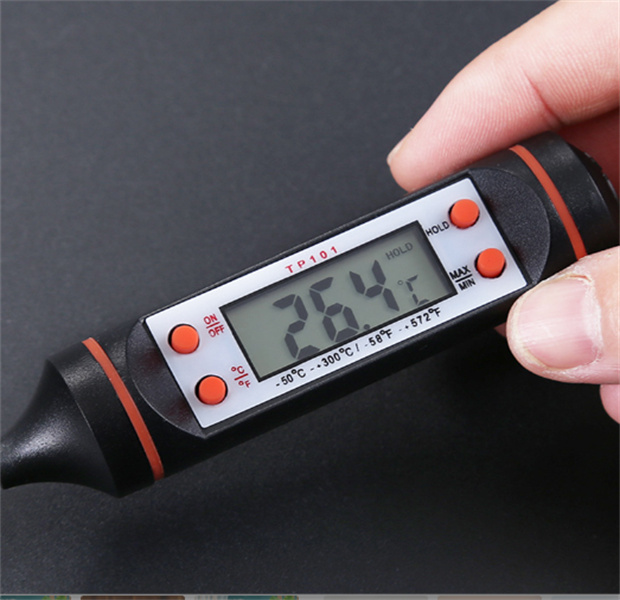 Stainless Steel BBQ Meat Thermometers Kitchen Digital Cooking Food Probe Hangable Electronic Barbecue Household Tools JL1585